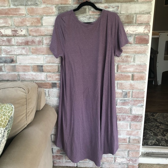 NWOT LuLaRoe XL Purple Carly leggings material - Picture 2 of 4